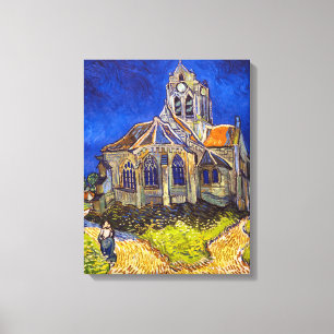 Impressão Em Tela Vincent van Gogh - A Igreja em Auvers