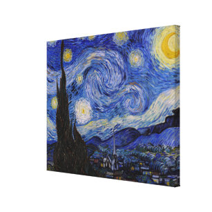 Impressão Em Tela Vincent Van Gogh - A noite de Starry