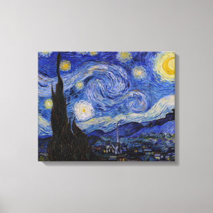 Impressão Em Tela Vincent Van Gogh - A noite de Starry