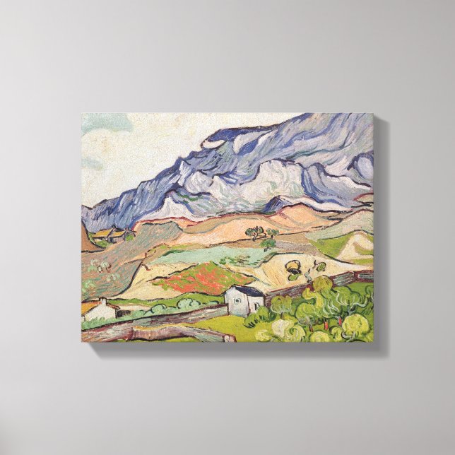 Impressão Em Tela Vincent van Gogh | Alpilles, 1890 (Frente)