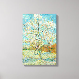 Impressão Em Tela Vincent van Gogh - Árvore Pêssega Rosa em Flor