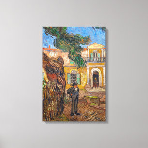 Impressão Em Tela Vincent Van Gogh - Asilo de Santo-Paul em Santo-Re