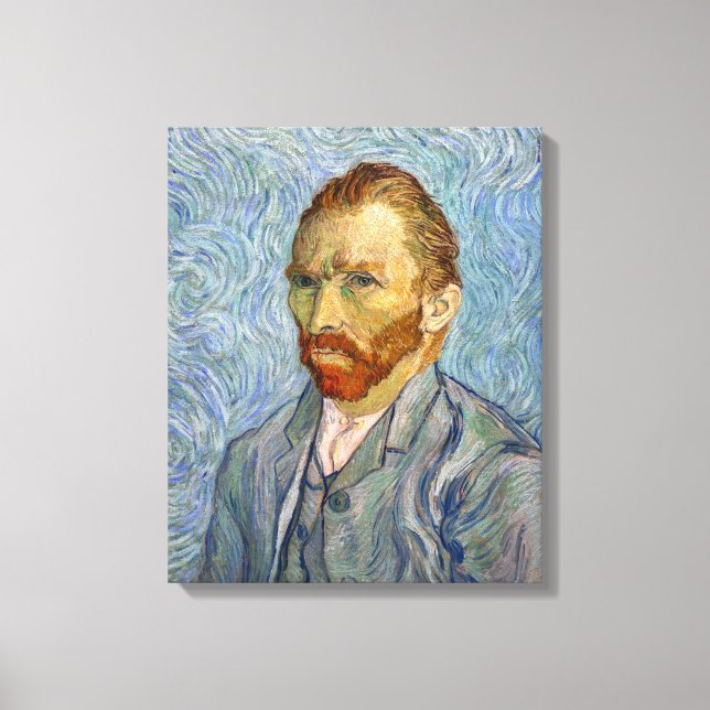 Impressão Em Tela Vincent Van Gogh - Autorretrato (Frente)