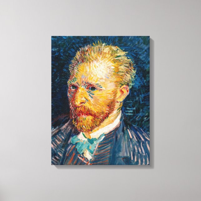 Impressão Em Tela Vincent Van Gogh - Autorretrato (Frente)