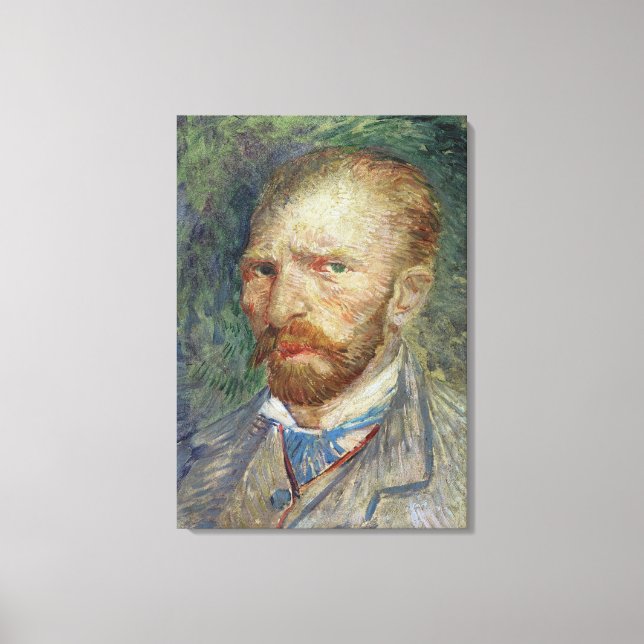 Impressão Em Tela Vincent van Gogh | Autorretrato, 1887 (Frente)