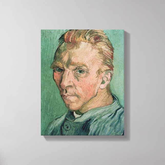 Impressão Em Tela Vincent van Gogh | Autorretrato, 1889 (Frente)