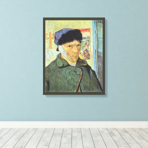 Impressão Em Tela Vincent van Gogh - Autorretrato com a Orelha Corta