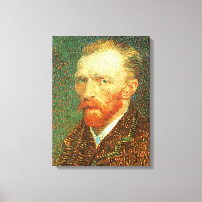 Impressão Em Tela Vincent van Gogh - autorretrato de Van Gogh (Frente)