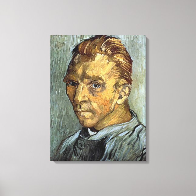 Impressão Em Tela VINCENT VAN GOGH - Autorretrato sem barba (Frente)