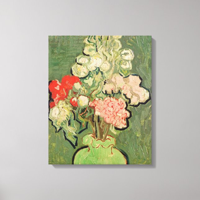 Impressão Em Tela Vincent van Gogh | Buquê de flores, 1890 (Frente)