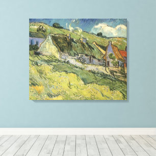 Impressão Em Tela Vincent van Gogh - Cabanas de Palha