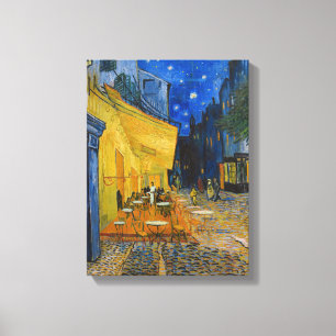 Impressão Em Tela Vincent van Gogh - Cafe Terrace à Noite