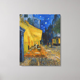 Impressão Em Tela Vincent van Gogh - Cafe Terrace à Noite