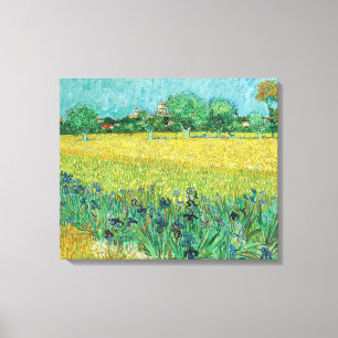 Impressão Em Tela Vincent van Gogh - Campo com irlandeses perto de A