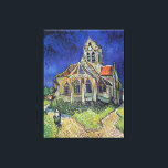 Impressão Em Tela Vincent van Gogh é a Igreja em Auvers<br><div class="desc">Vincent van Gogh's The Church at Auvers Canvas Print Vincent van Gogh's The Church at Auvers (1890)</div>