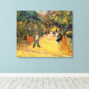 Impressão Em Tela Vincent van Gogh - Entrada do Parque Público, Arle