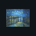 Impressão Em Tela Vincent van Gogh está na Noite Estrelada do Ródano<br><div class="desc">A noite estrelada de Vincent van Gogh sobre a tela do Ródano imprime a noite estrelada de Vincent van Gogh sobre o Ródano (1888)</div>