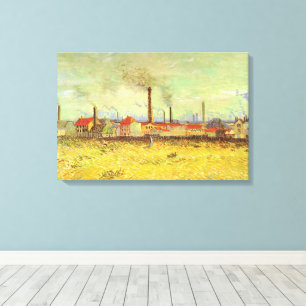 Impressão Em Tela Vincent van Gogh - Fábricas em Asnieres