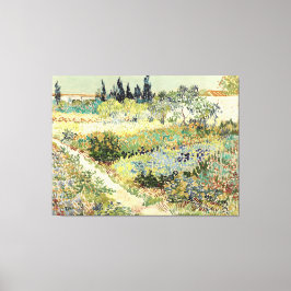 Impressão Em Tela Vincent Van Gogh Garden em Arles 1888