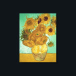 Impressão Em Tela Vincent van Gogh | Girassóis, 1888<br><div class="desc">Girassóis,  1888 | por Vincent van Gogh | Art Location: Neue Pinakothek,  Munique,  Alemanha | Artista neerlandês | Número de recolha de imagens: BAL20294</div>