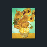 Impressão Em Tela Vincent van Gogh | Girassóis, 1888<br><div class="desc">Girassóis,  1888 | por Vincent van Gogh | Art Location: Neue Pinakothek,  Munique,  Alemanha | Artista neerlandês | Número de recolha de imagens: BAL20294</div>