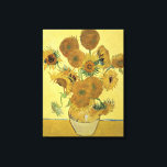 Impressão Em Tela Vincent van Gogh | Girassóis, 1888<br><div class="desc">Girassóis,  1888 | por Vincent van Gogh | Art Location: National Gallery,  London,  Reino Unido | Artista neerlandês | Número de recolha de imagens: BAL970</div>