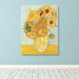 Impressão Em Tela Vincent Van Gogh - Girassóis, 3ª versão