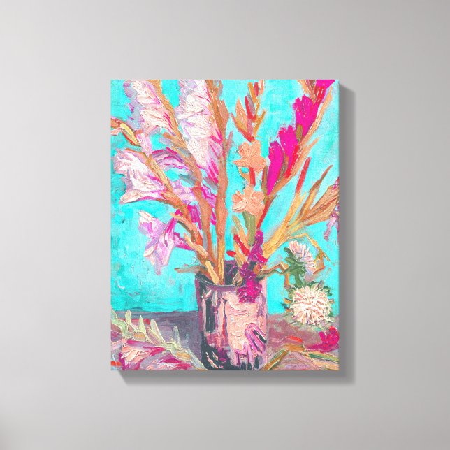 Impressão Em Tela vincent van gogh gladiolus retrato de belas artes (Frente)