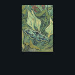 Impressão Em Tela Vincent van Gogh - Grande Mariposa Noturna<br><div class="desc">Grande Mariposa Noturna (1889) de Vincent van Gogh é uma pintura de natureza-morta de arte fina vintage pós-impressionista. Um inseto, a mariposa-imperador, em um jardim de primavera com flores de copo-de-leite e outras plantas. Van Gogh chamou-a de 'mariposa caveira' e pintou uma caveira na parte de trás de seu corpo....</div>