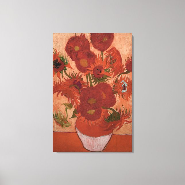 Impressão Em Tela vincent van gogh impressionista girassol belas art (Frente)