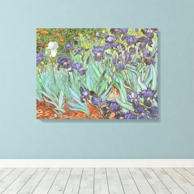 Impressão Em Tela Vincent van Gogh - Íris (Insitu(piso de madeira))