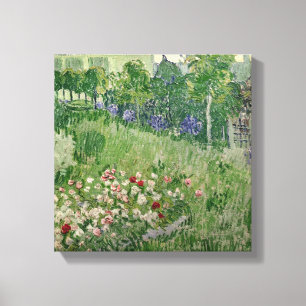 Impressão Em Tela Vincent van Gogh jardim de   Daubigny, 1890