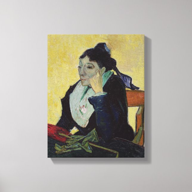 Impressão Em Tela Vincent van Gogh | L'Arlesienne 1888 (Frente)