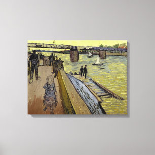 Impressão Em Tela Vincent van Gogh  Le Pont de Trinquetaille Arles
