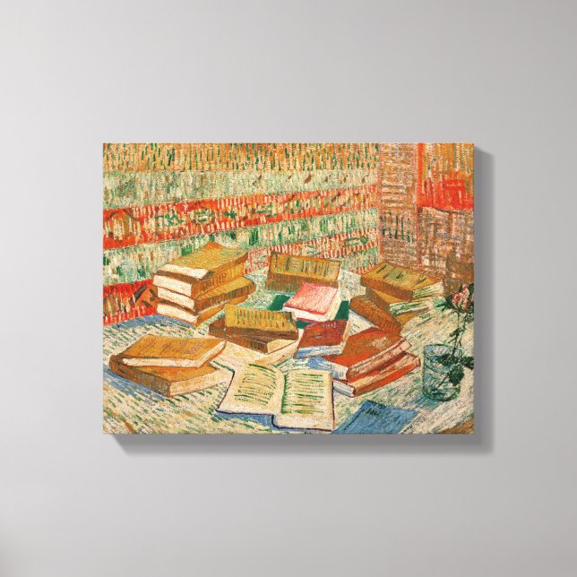 Impressão Em Tela Vincent van Gogh | Livros Amarelos, 1887 (Frente)