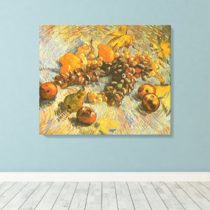 Impressão Em Tela Vincent van Gogh - Maçãs, Peras, Limões, Uvas