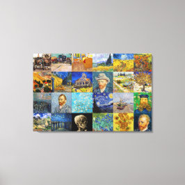 Impressão Em Tela Vincent van Gogh - Masterworks Mosaic Patchwork