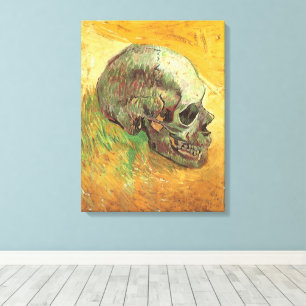 Impressão Em Tela Vincent van Gogh - Natureza-Morta com Caveira