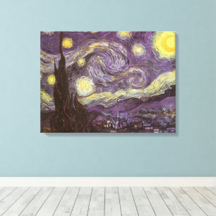 Impressão Em Tela Vincent van Gogh - Noite Estrelada