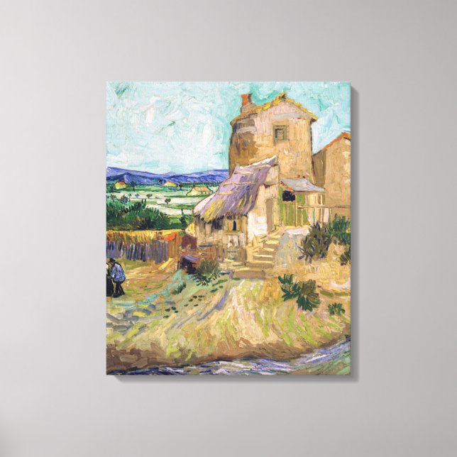 Impressão Em Tela Vincent van Gogh - O Moinho Velho (Frente)