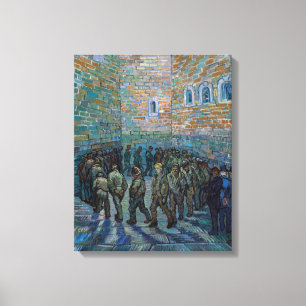 Impressão Em Tela Vincent van Gogh - O Pátio da Prisão