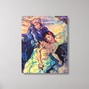Impressão Em Tela Vincent van Gogh - o Pieta - Jesus & Virgem Maria