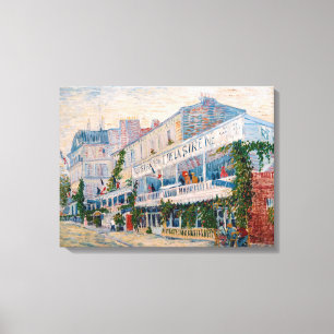 Impressão Em Tela Vincent van Gogh - O Restaurante de la Sirene