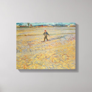 Impressão Em Tela Vincent van Gogh   o Sower, 1888