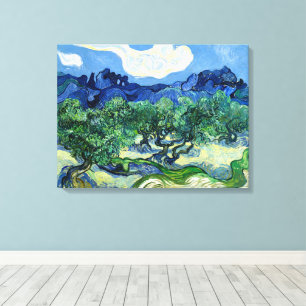 Impressão Em Tela Vincent Van Gogh, Oliveiras com os Alpilles