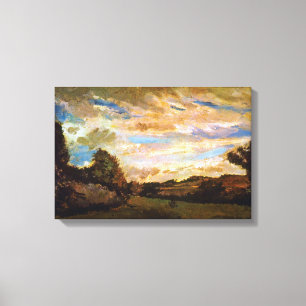 Impressão Em Tela Vincent Van Gogh - Paisagem com Dunas Arte Fina