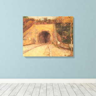 Impressão Em Tela Vincent van Gogh - Passagem Subterrânea da Estrada