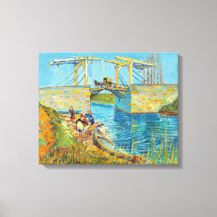 Impressão Em Tela Vincent van Gogh - Ponte de Langlois em Arles #1