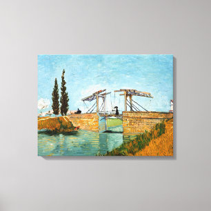 Impressão Em Tela Vincent van Gogh - Ponte Langlois em Arles #3