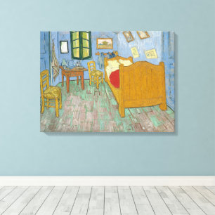 Impressão Em Tela Vincent Van Gogh, quarto de dormir em Arles, versã